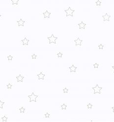 CASELIO curtain fabric stars etoiles (grey) 