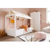 LIFETIME KIDSROOMS 3 in 1 bed with fabric rooftop 
