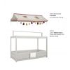 LIFETIME KIDSROOMS 3 in 1 bed with fabric rooftop Sale Online