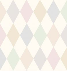 cole & son - wallpaper punchinello (pastel pink) 