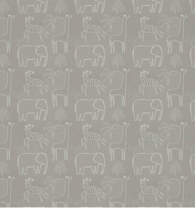 HARLEQUIN embroidered fabric funky jungle stone Sale Online