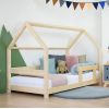 BENLEMI montessori house bed tery with security rail (natural)
