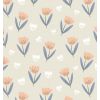 HIBOU HOME wallpaper fleur (peach) 