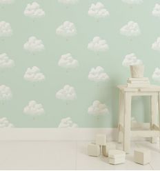 BARTSCH wallpaper cotton clouds (water lily) Sale Online, Best