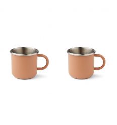 LIEWOOD stainless steel cups set of 2 rose