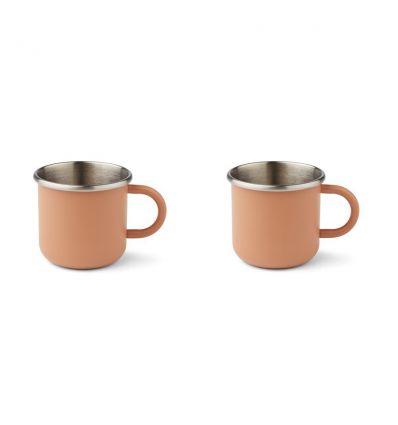LIEWOOD stainless steel cups set of 2 rose Sale Online, Best