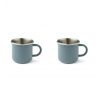 LIEWOOD stainless steel cups set of 2 blue fog Sale Online