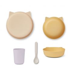 LIEWOOD tableware set cat/jojoba