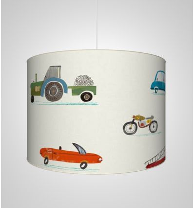 drum customizable lampshade.