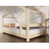 BENLEMI montessori house bed lucky with security rail light grey