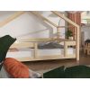 BENLEMI montessori house bed lucky with security rail -transparent oil