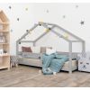 BENLEMI montessori house bed lucky with security rail (grey)