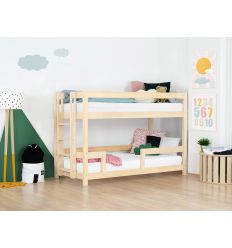 BENLEMI - Solid wood bunk bed ULURU for two children