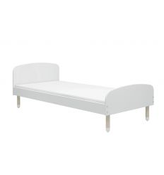 FLEXA Single bed DOTS White 