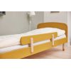 FLEXA Single bed with safety rail DOTS Mustard 