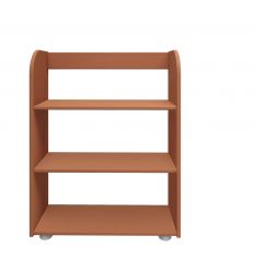 FLEXA Display shelf DOTS Rust-Natural wood 